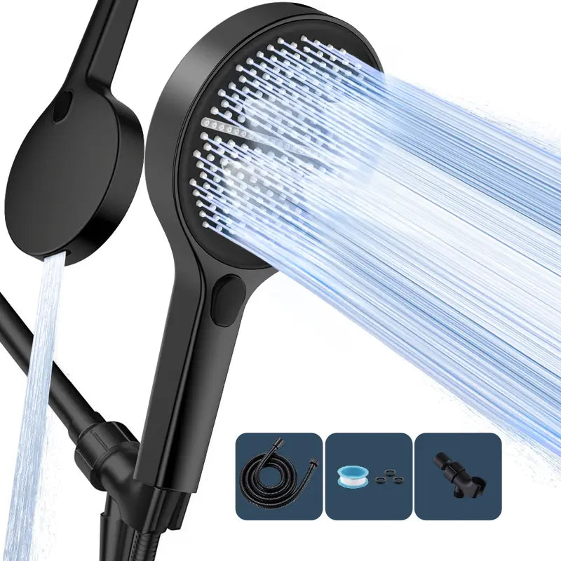 Handheld Shower Set | Includes Hose and Bracket | 1.5m Hose
