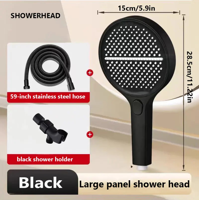 Handheld Shower Set | Includes Hose and Bracket | 1.5m Hose